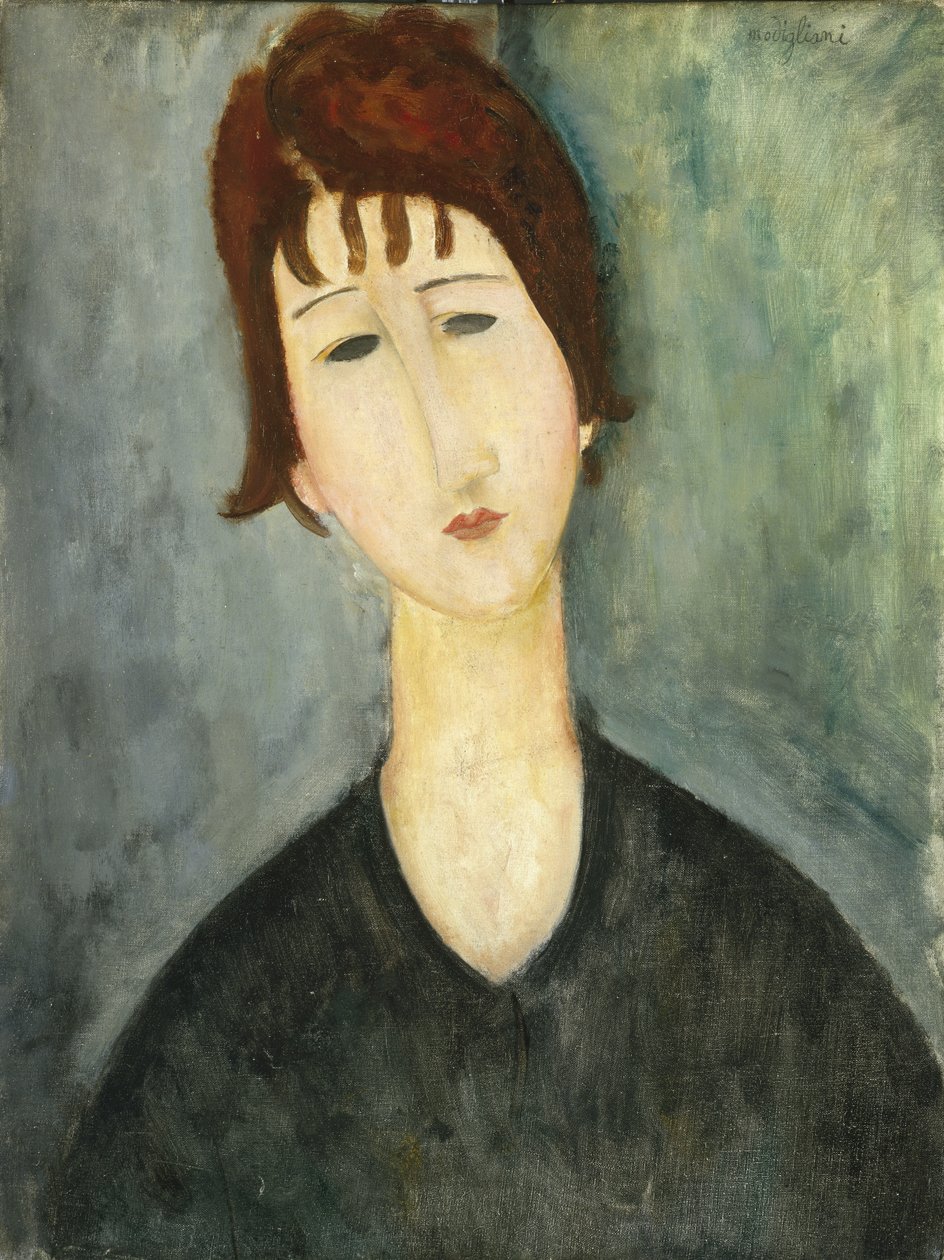 Bir Kadın, 1917-20 by Amedeo Modigliani