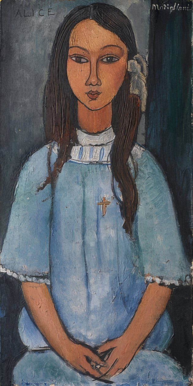 Alice. 1918 by Amedeo Modigliani