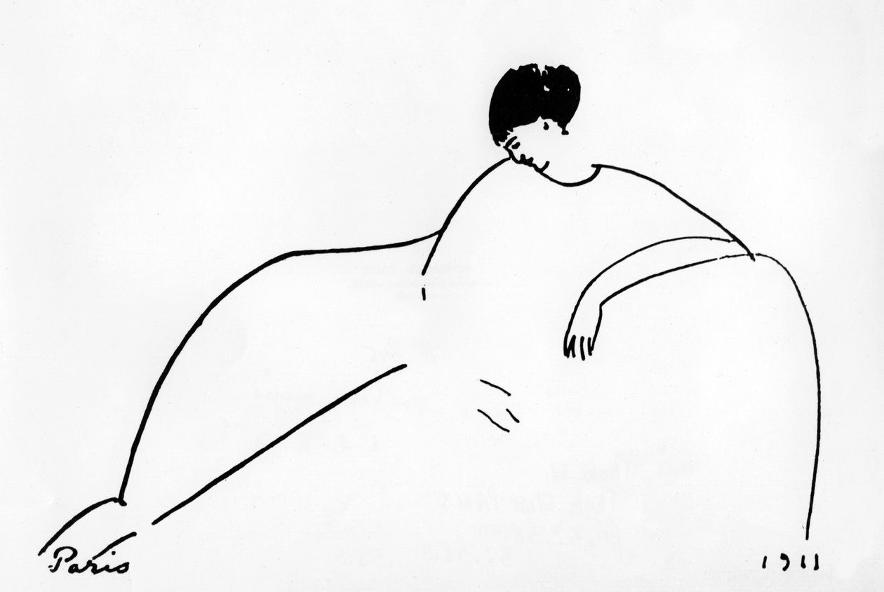 Anna Akhmatova (1889-1967) Rus şair by Amedeo Modigliani