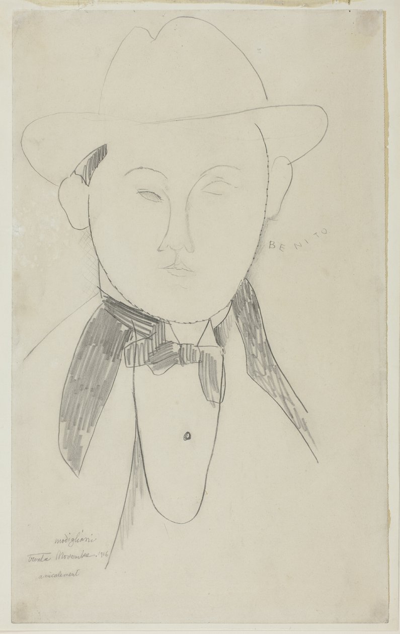 benito by Amedeo Modigliani
