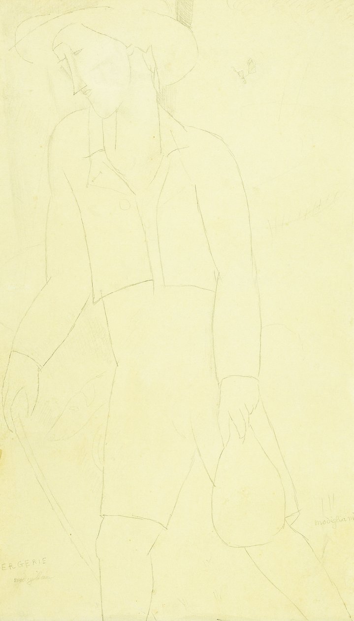 Bergerie, 1915-16 by Amedeo Modigliani