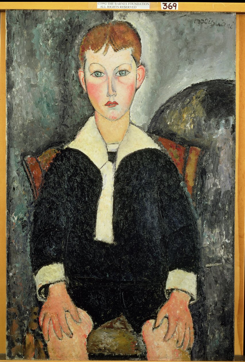 Denizci Takım Elbiseli Çocuk by Amedeo Modigliani