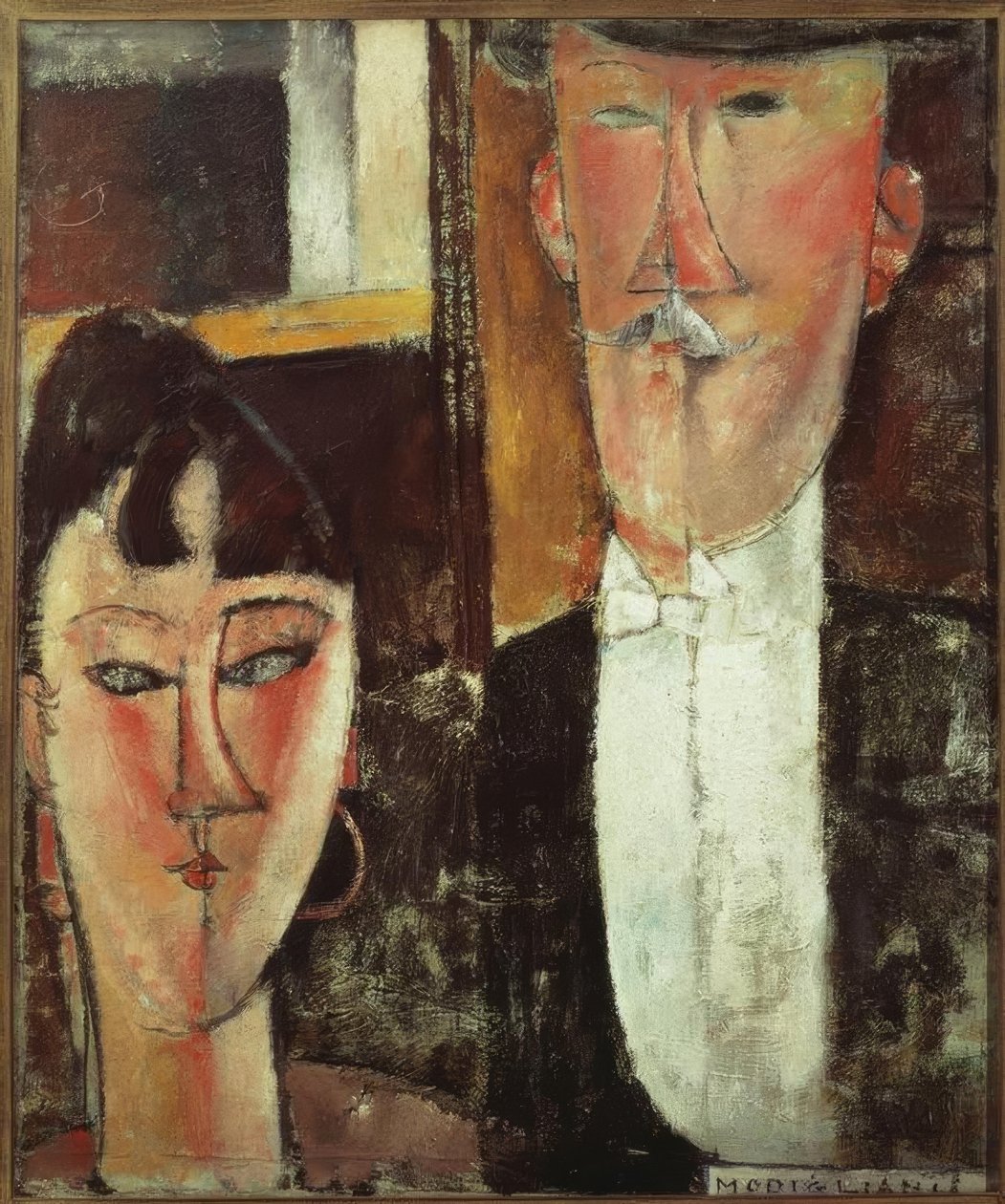 gelin ve damat by Amedeo Modigliani