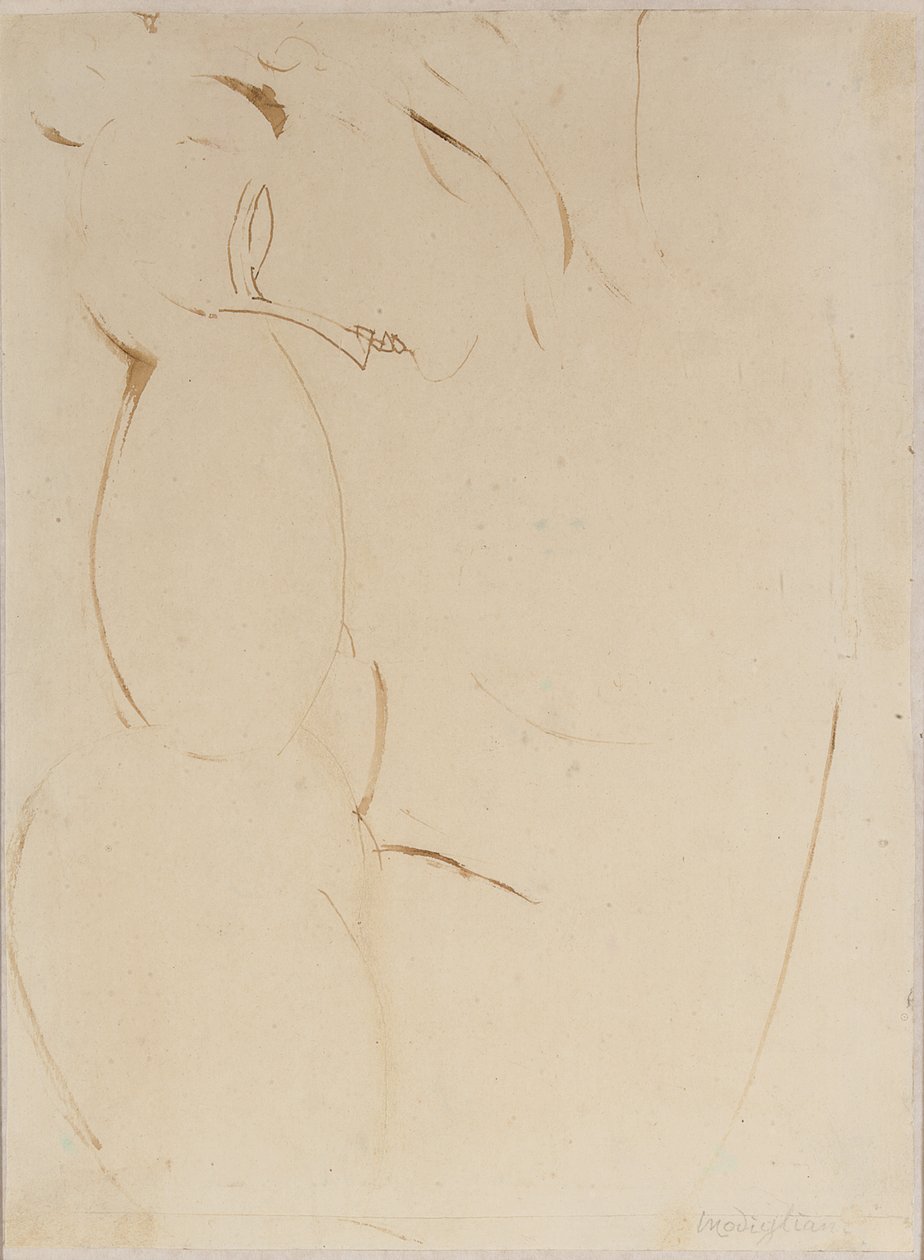 kariatid by Amedeo Modigliani
