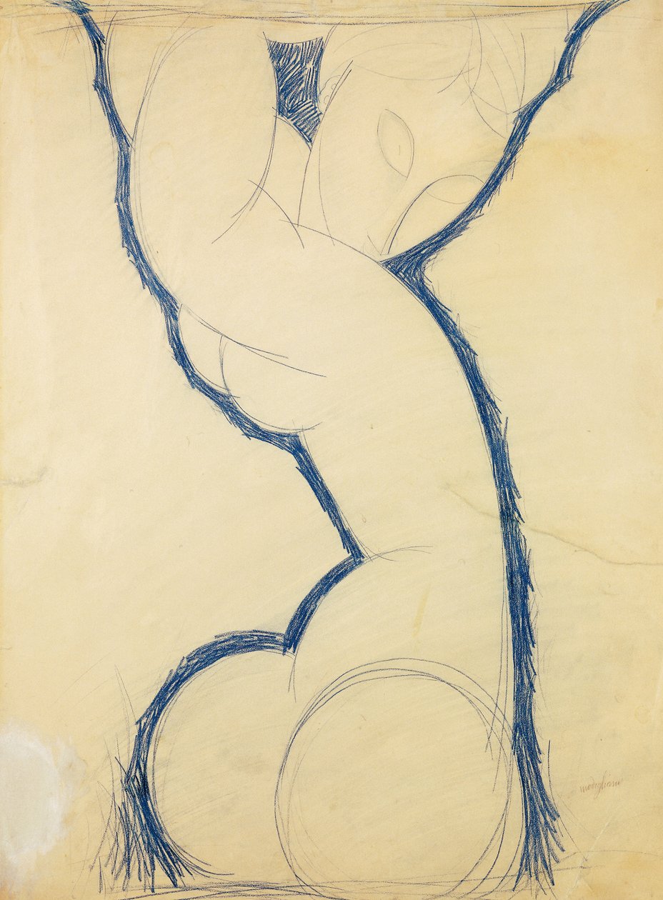 Karyatid by Amedeo Modigliani