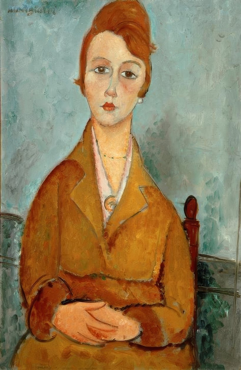 genç Lolotte by Amedeo Modigliani