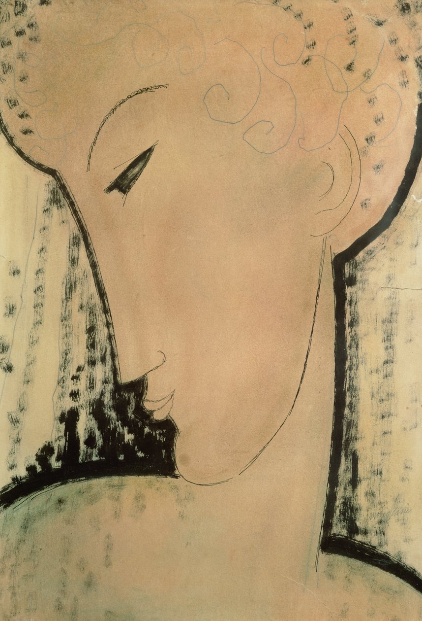 kadın kafa by Amedeo Modigliani