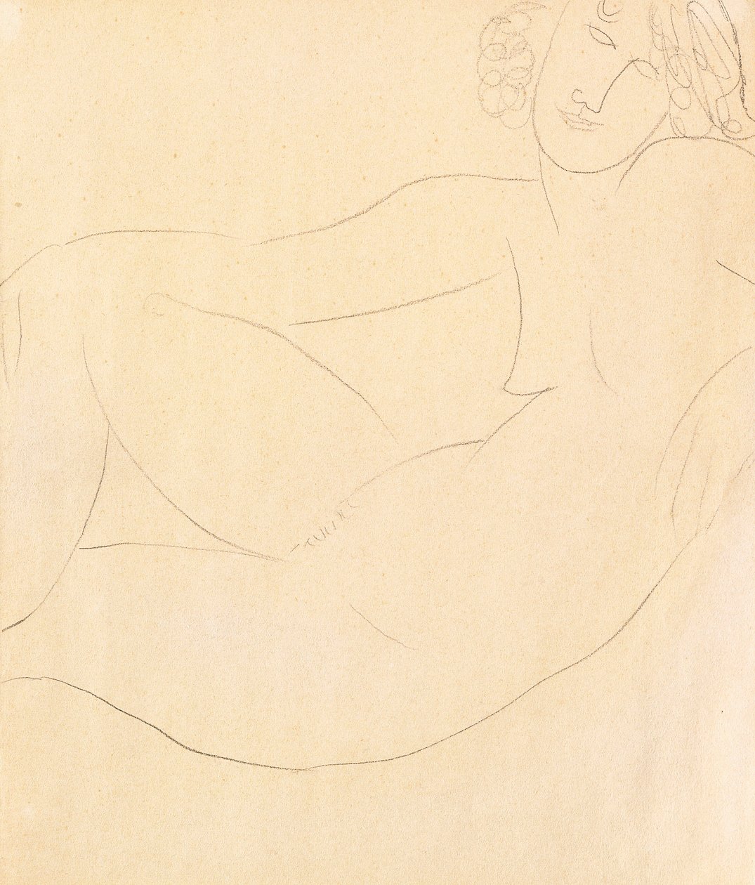 Çıplak Kadın Accoudee, 1918 by Amedeo Modigliani