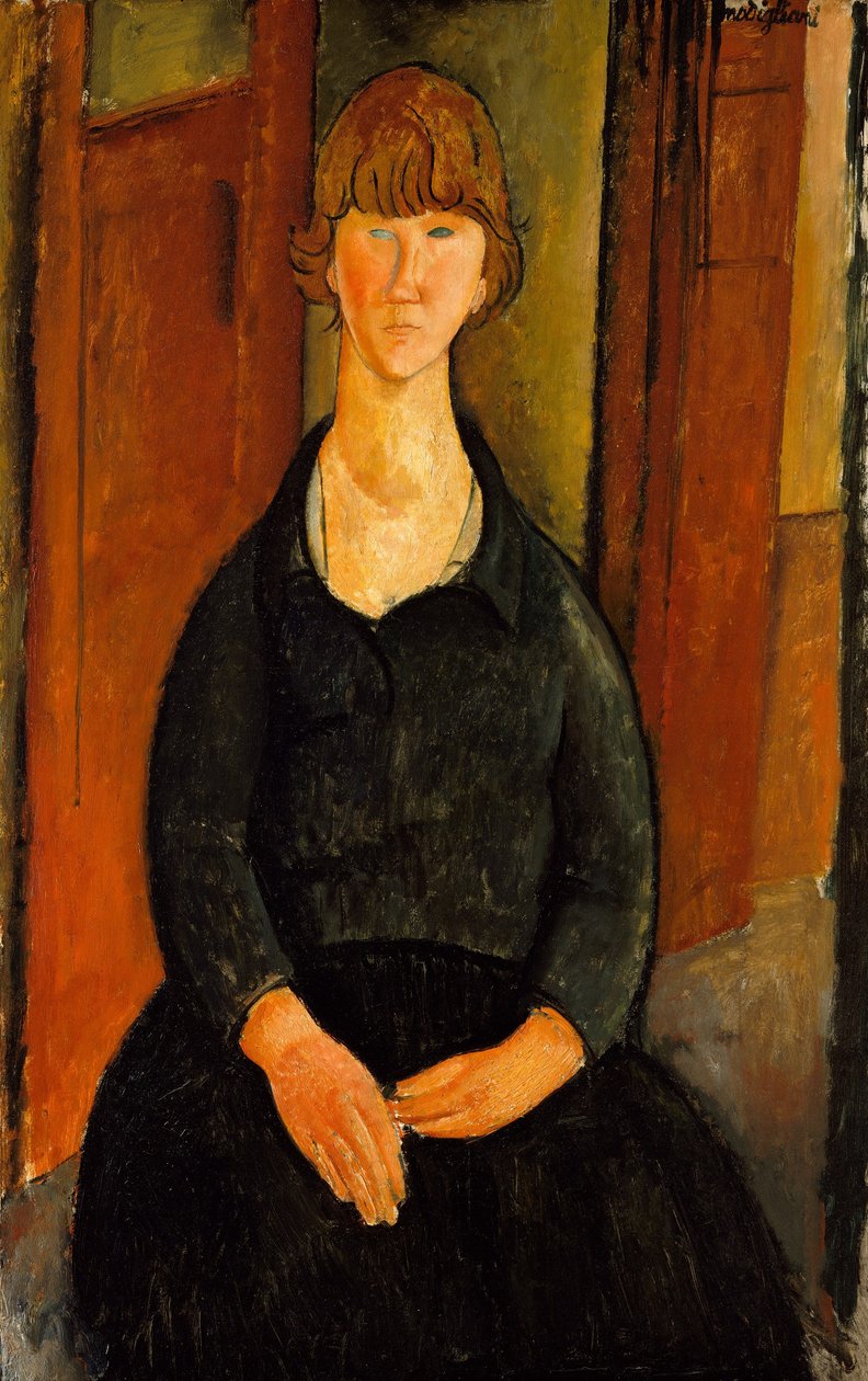 Çiçek Satıcısı, 1919 by Amedeo Modigliani