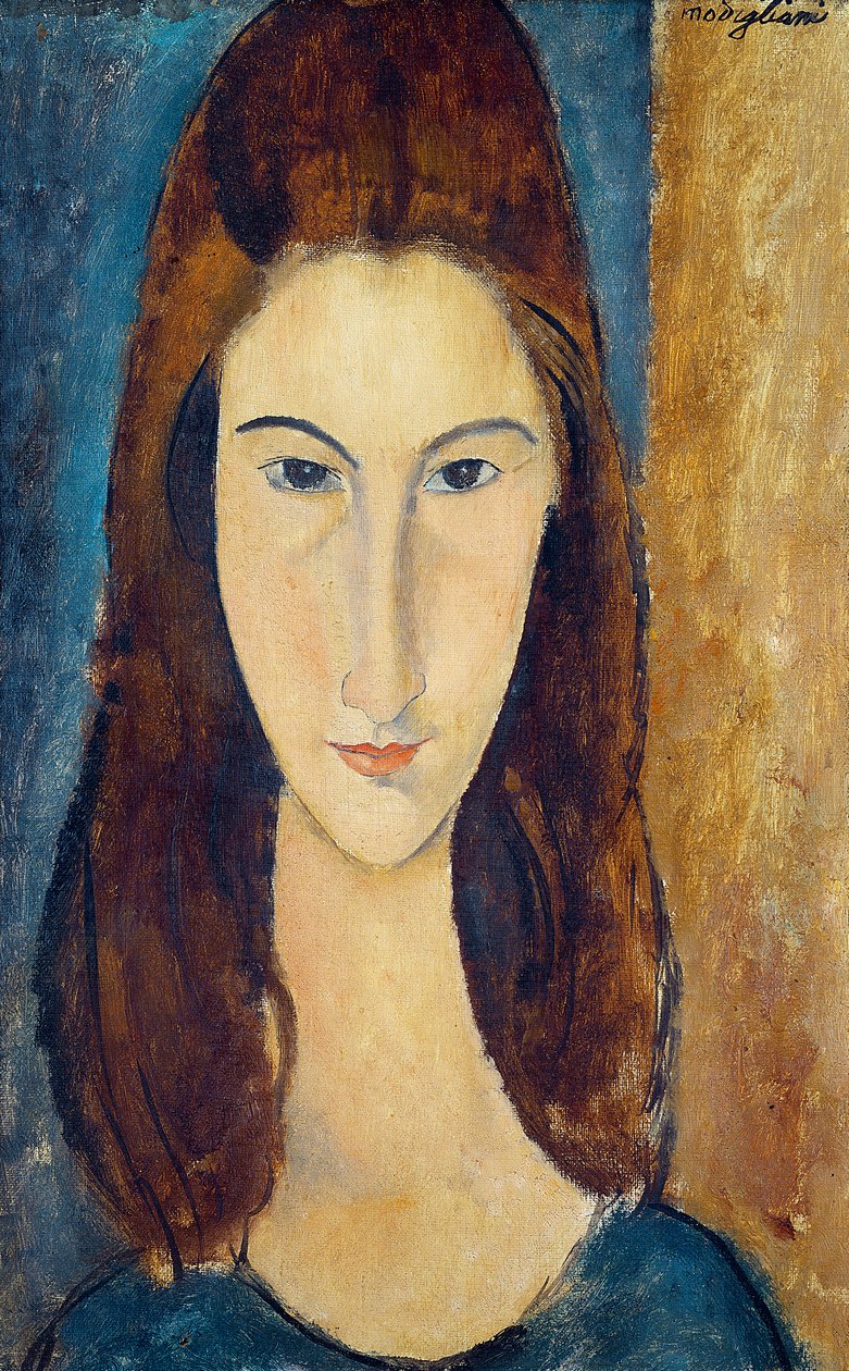 Jeanne Hebuterne, 1917-18 by Amedeo Modigliani