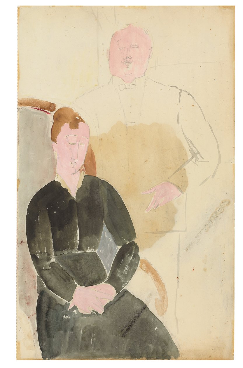 Hanehalkı, 1915 by Amedeo Modigliani