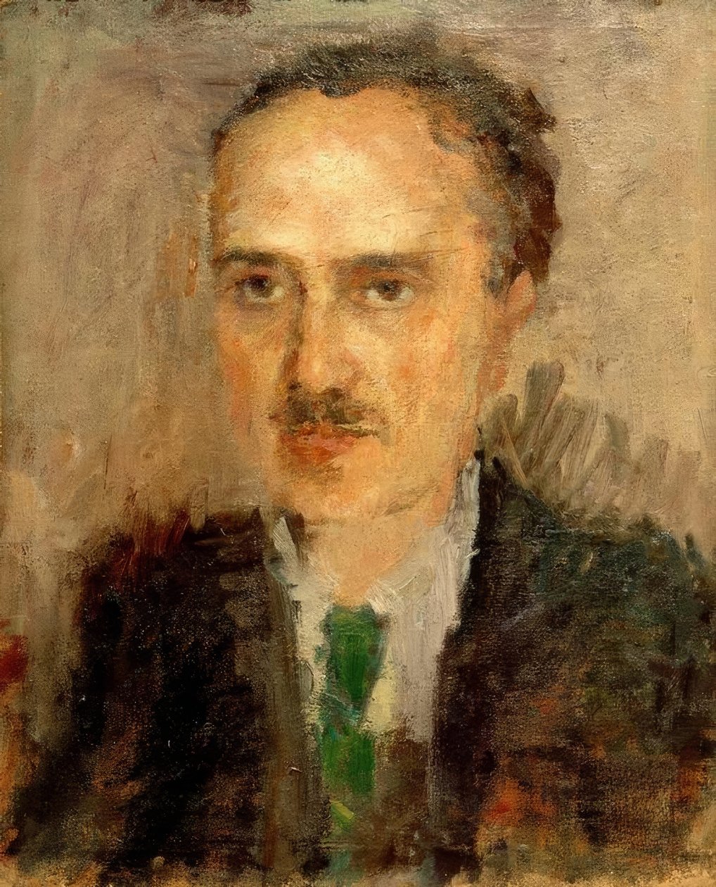 bıyıklı adam by Amedeo Modigliani