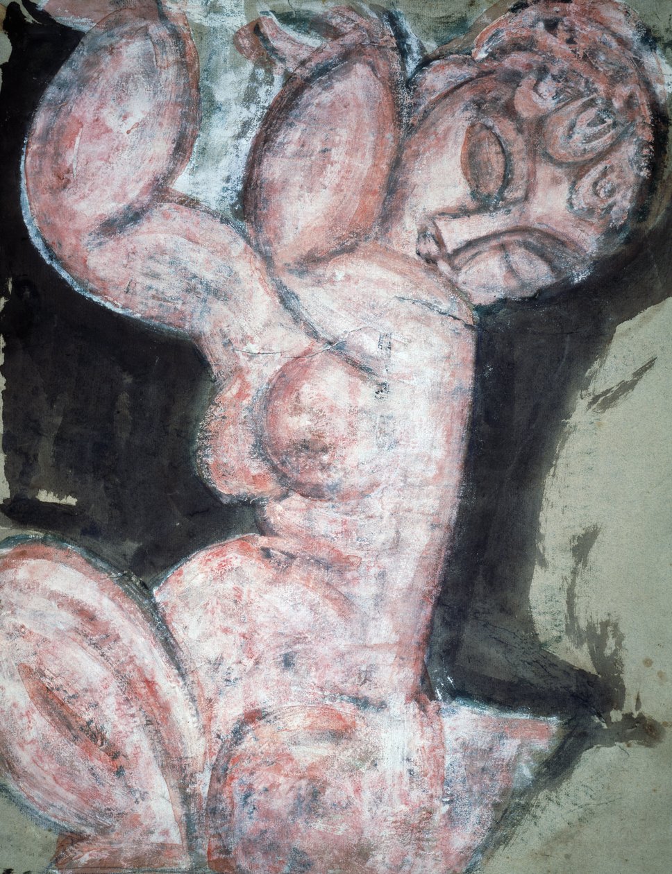 çıplak karyatid by Amedeo Modigliani