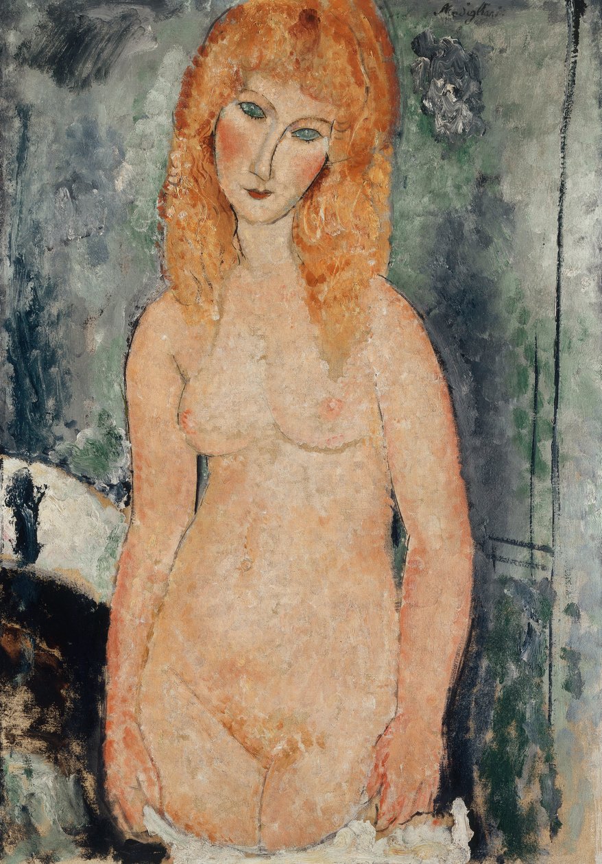 Çıplak Ayakta, c.1917-18 by Amedeo Modigliani