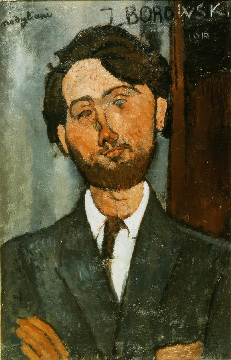 Portre de Leopold Zborowski by Amedeo Modigliani