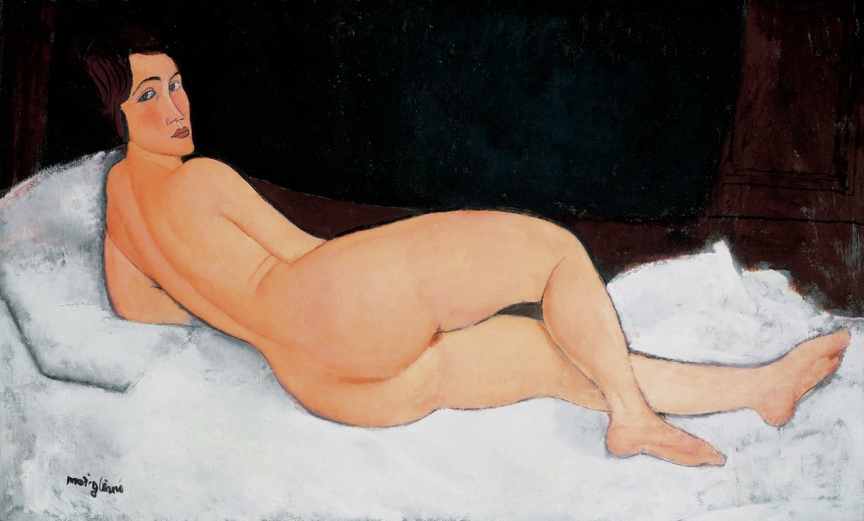 dinlenme çıplak by Amedeo Modigliani