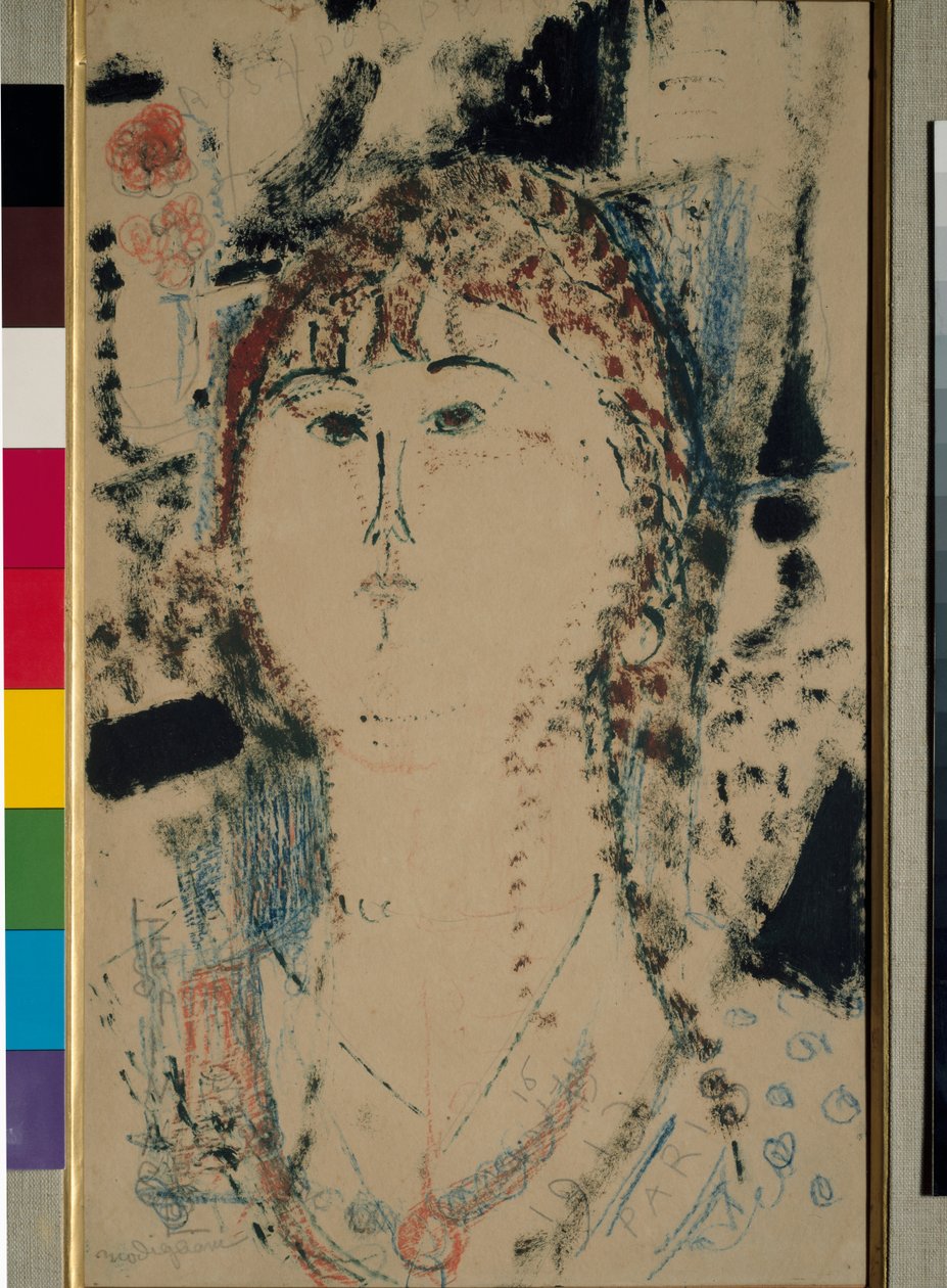 Rosa Porprina Tablosu Amedeo Modigliani tarafından by Amedeo Modigliani