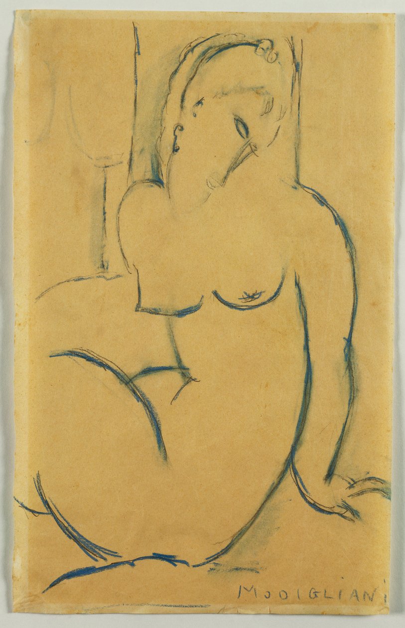Oturan Kadın, 1914 by Amedeo Modigliani
