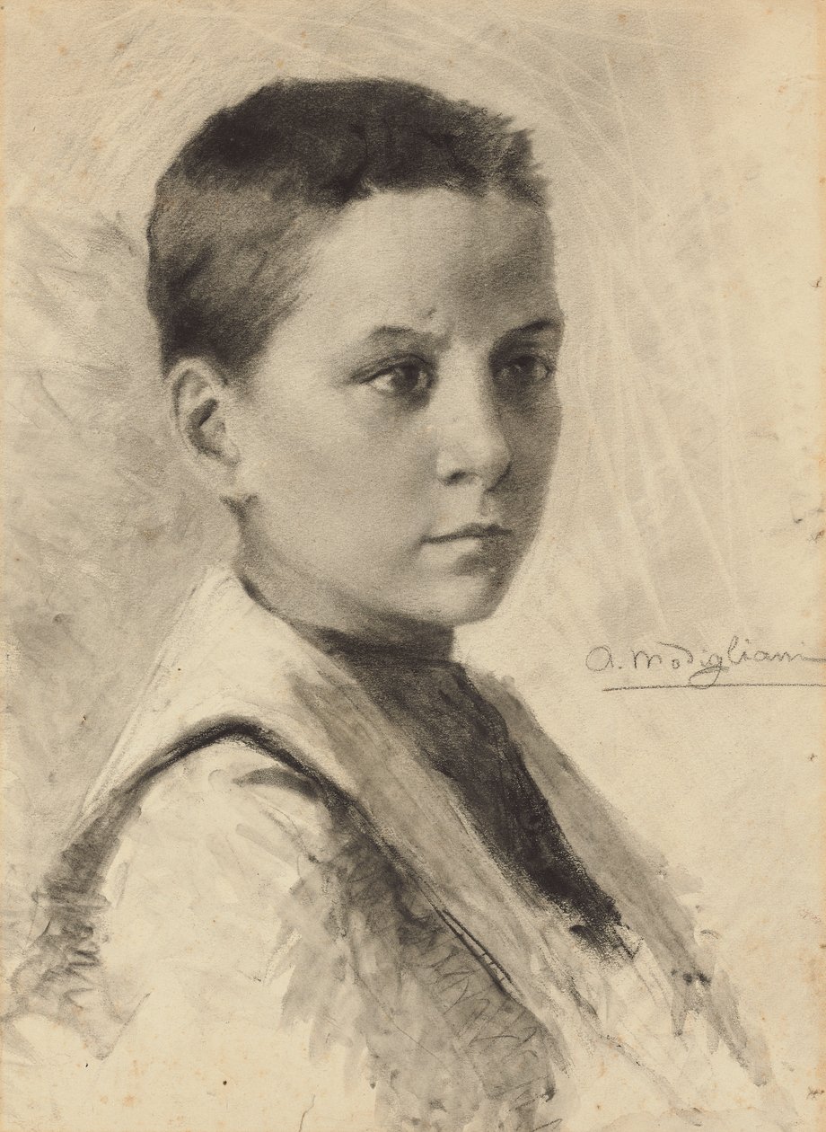 Otoportre, 1899 by Amedeo Modigliani