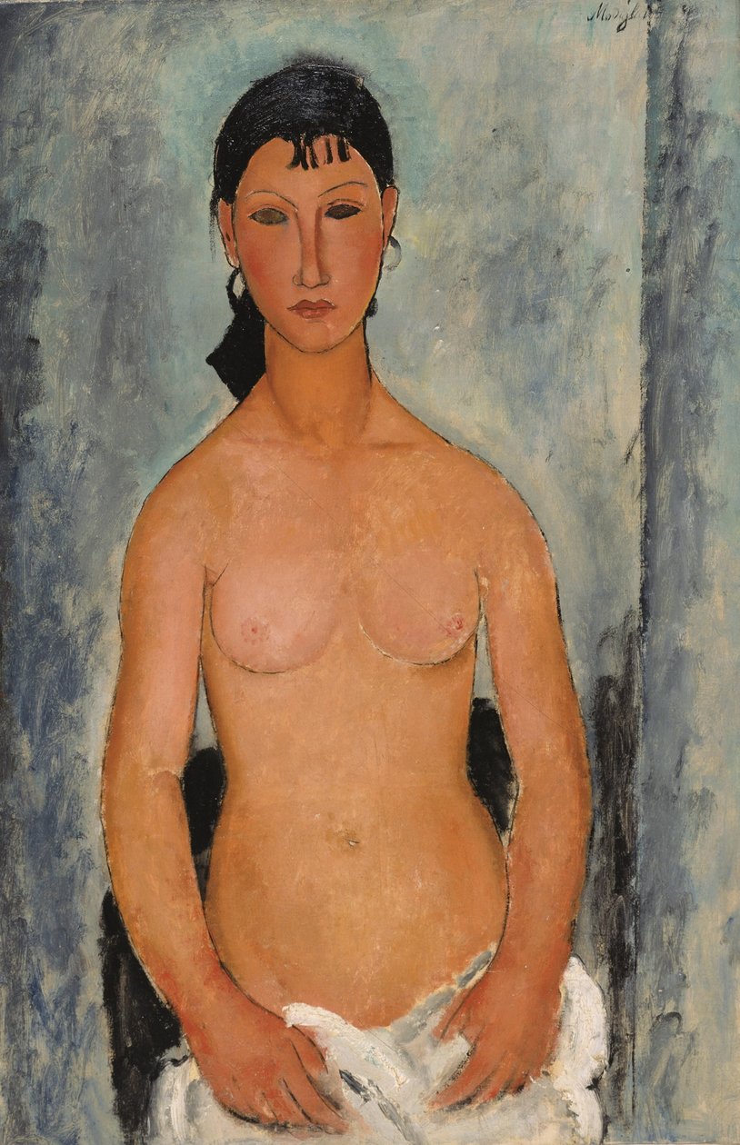 Çıplak Ayakta, 1918 by Amedeo Modigliani