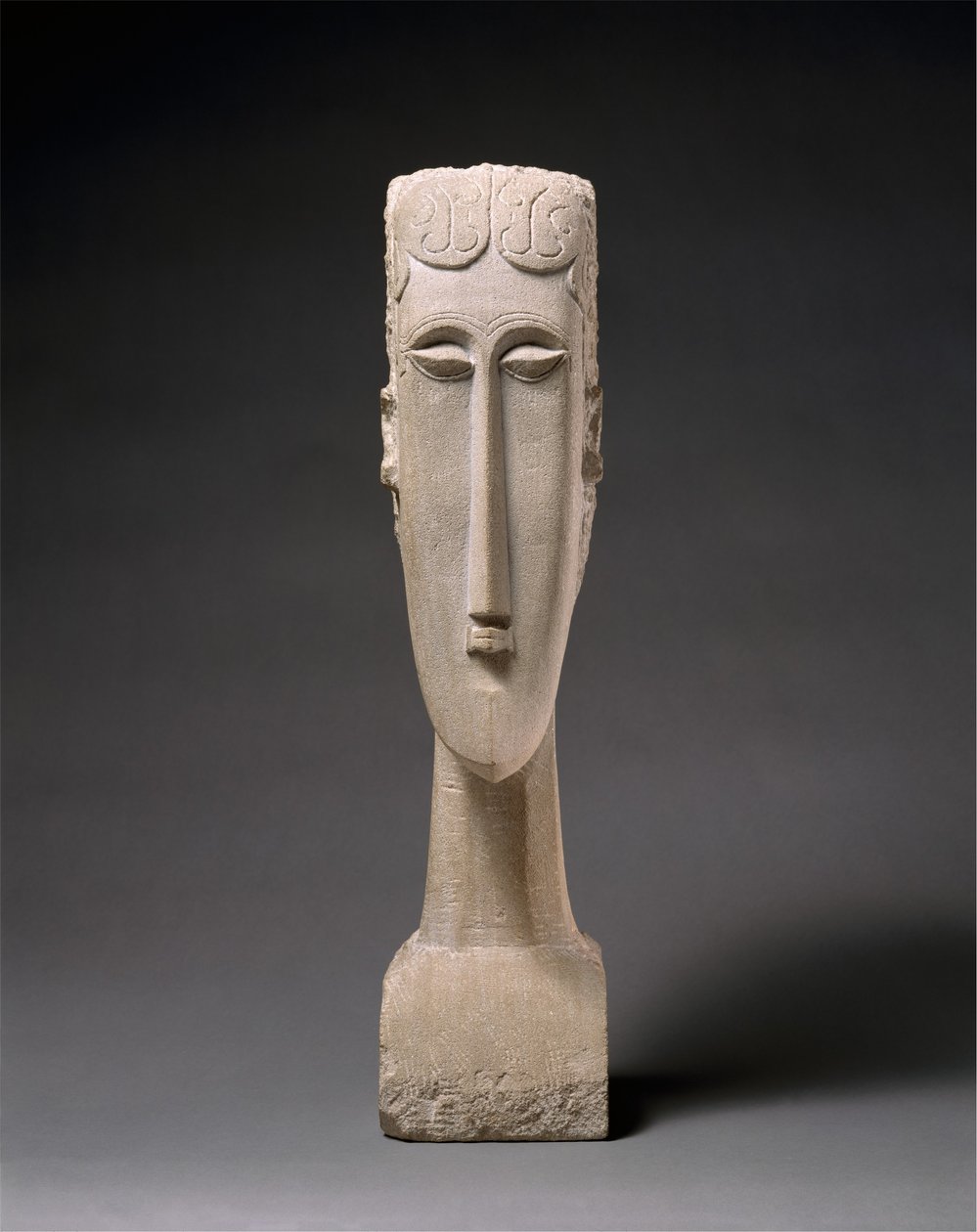 Kadın Başı, 1912 (kireçtaşı) by Amedeo Modigliani