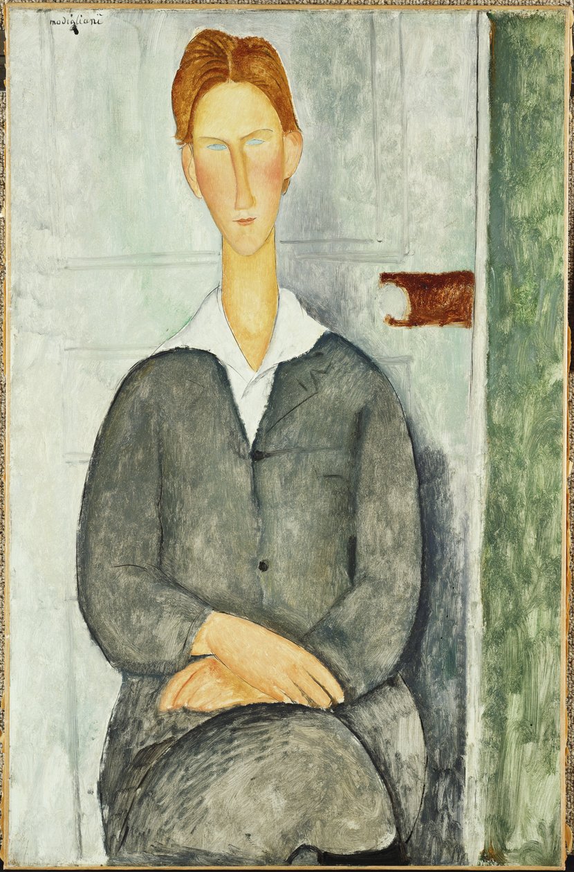 Kızıl Saçlı Genç Adam, 1919 by Amedeo Modigliani