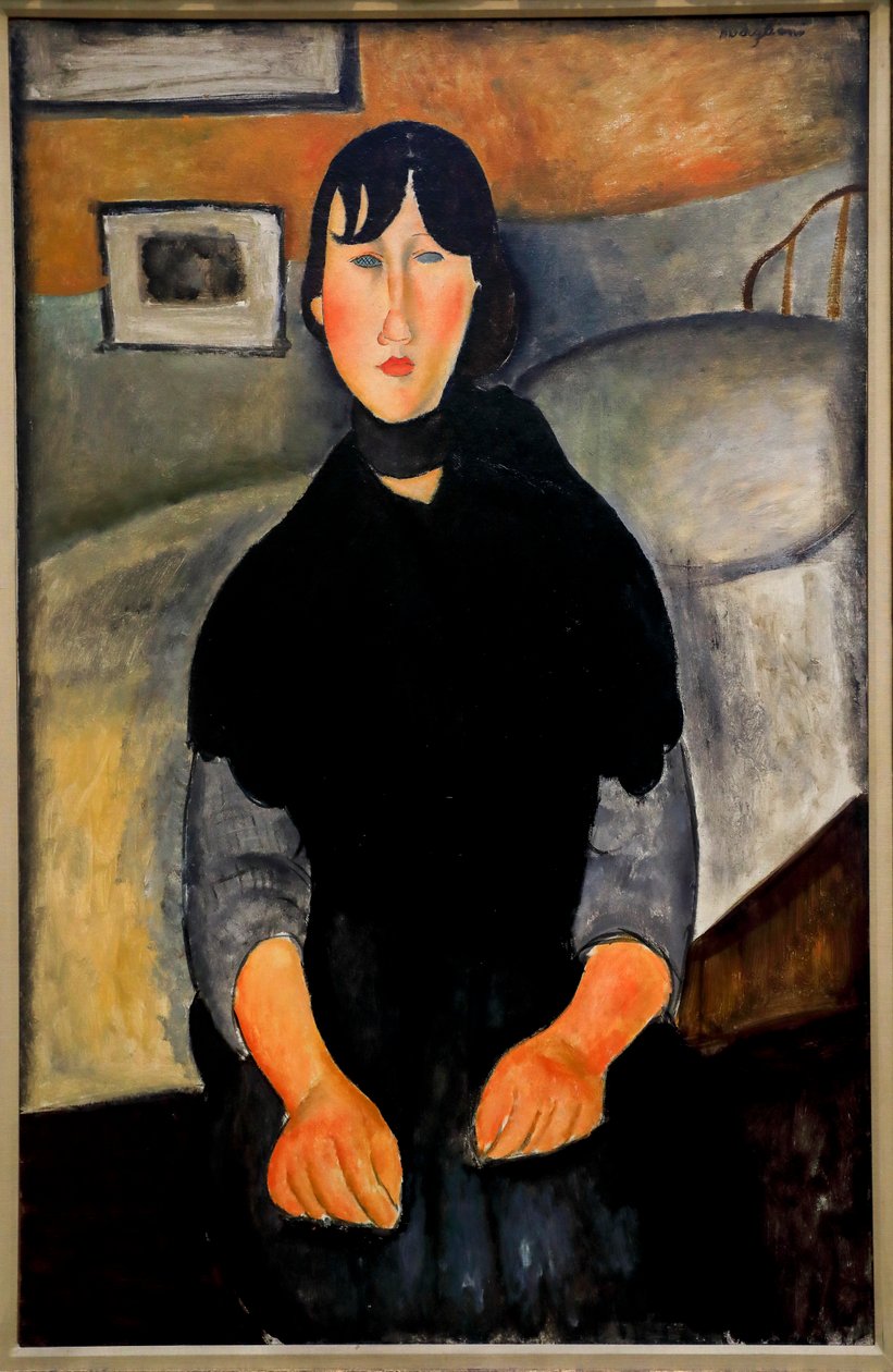 Halkın genç kadını by Amedeo Modigliani