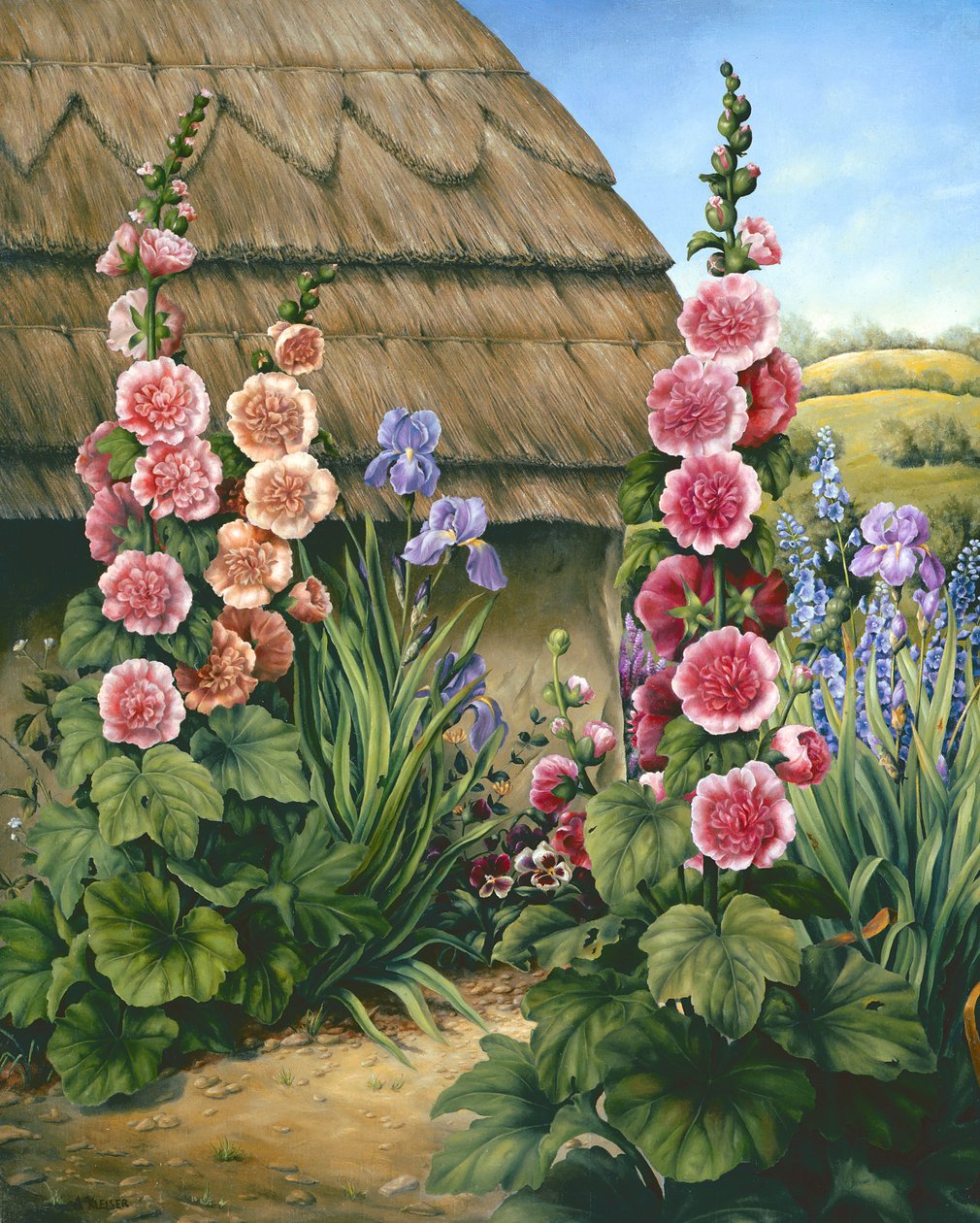 Gülhatmi ile Yazlık Bahçe, 1995 by Amelia Kleiser