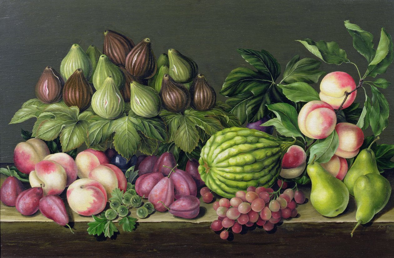 İncir, kavun ve bektaşi üzümü, 1998 by Amelia Kleiser