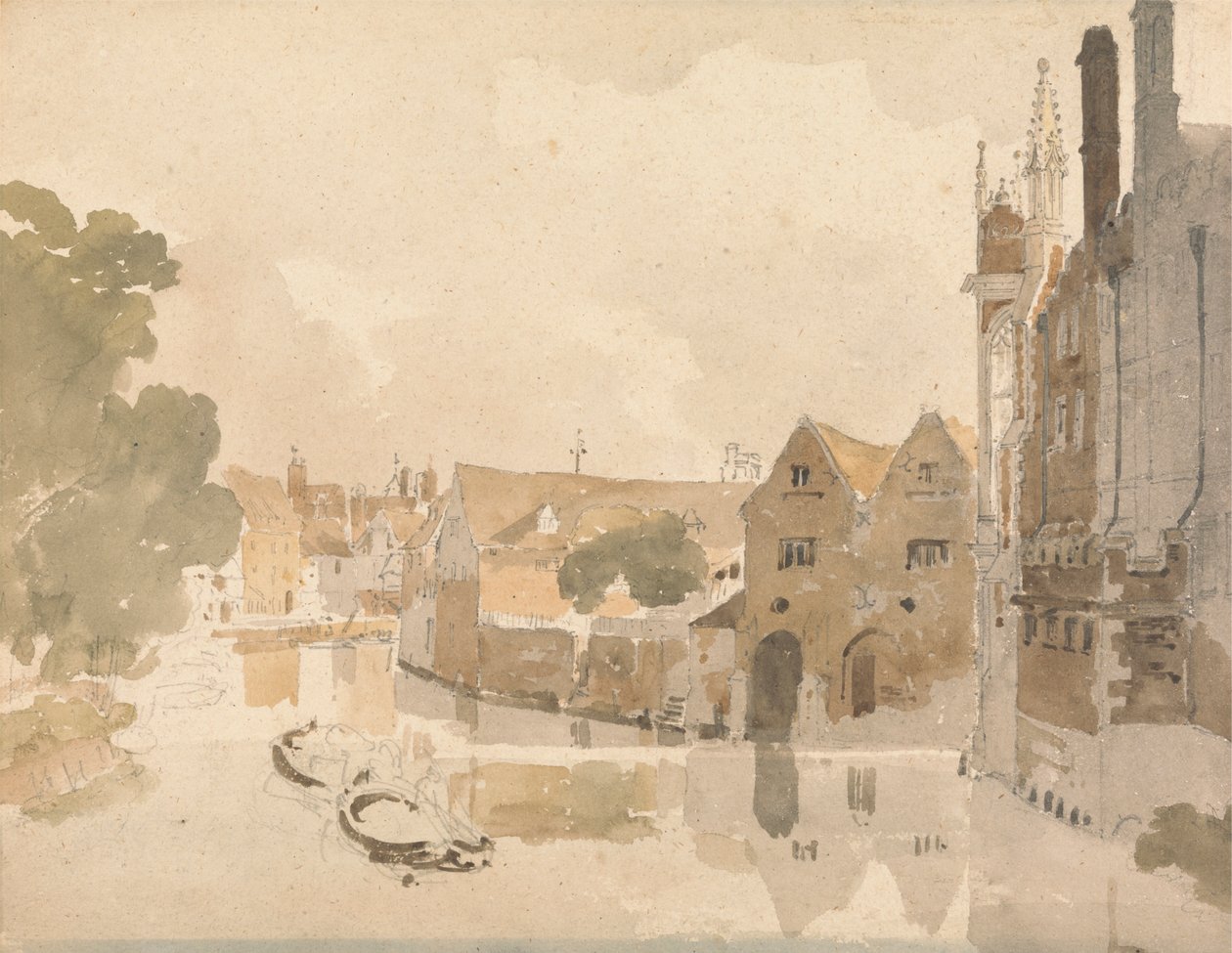 Kamerada . . . John's College, Cambridge'in arkası by Amelia Long