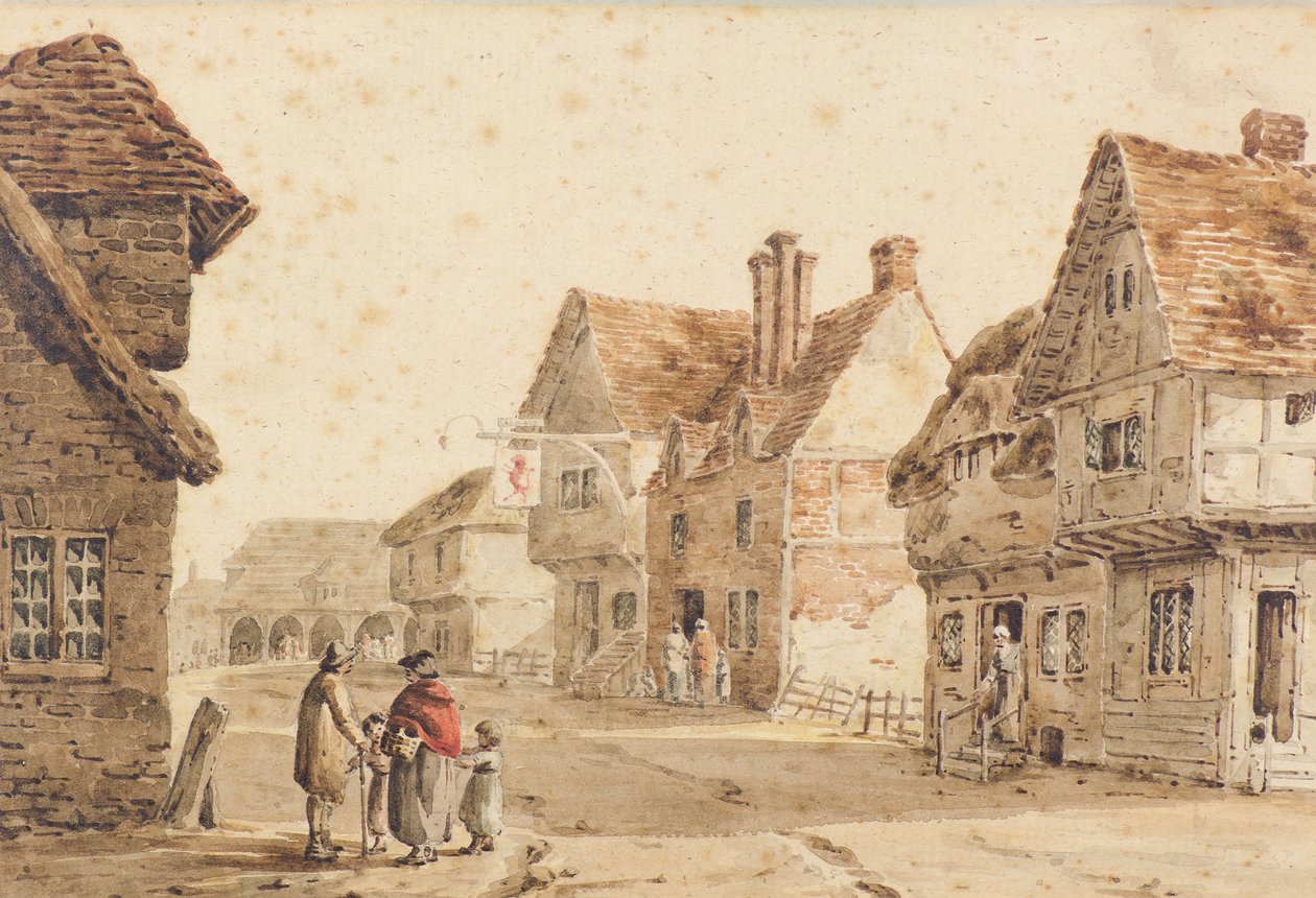 Wingham, c.1803 (suluboya) by Amelia Long
