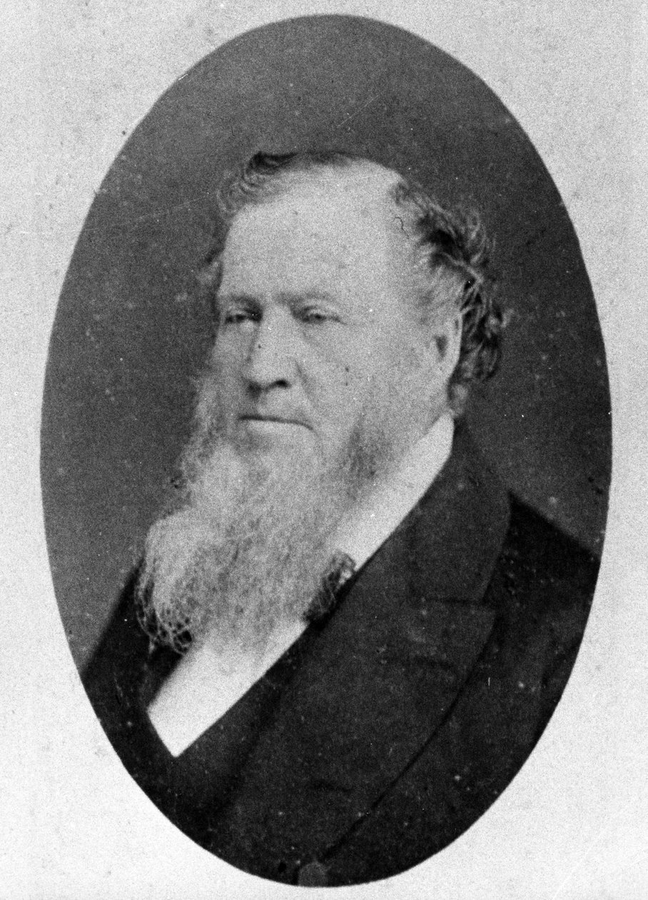Brigham Young, 1870 dolayları by American Photographer