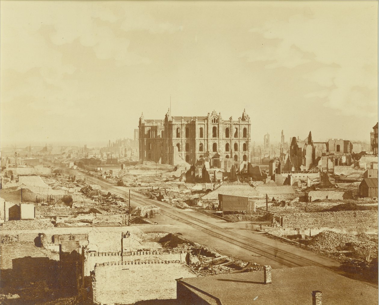1871 Yangınından sonra Chicago (albüm baskısı) by American Photographer