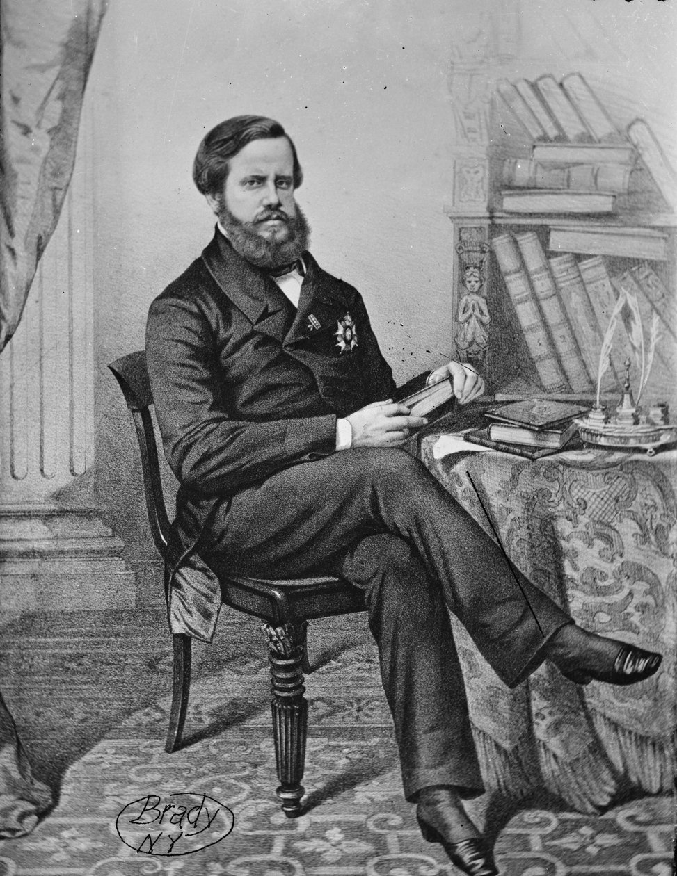 Don Pedro II, Brezilya İmparatoru, 1855-65 by American Photographer