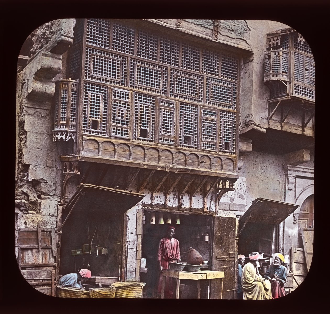 Mısır - Arap penceresi ve yerel pazar, Kahire (fener kaydırağı) by American Photographer