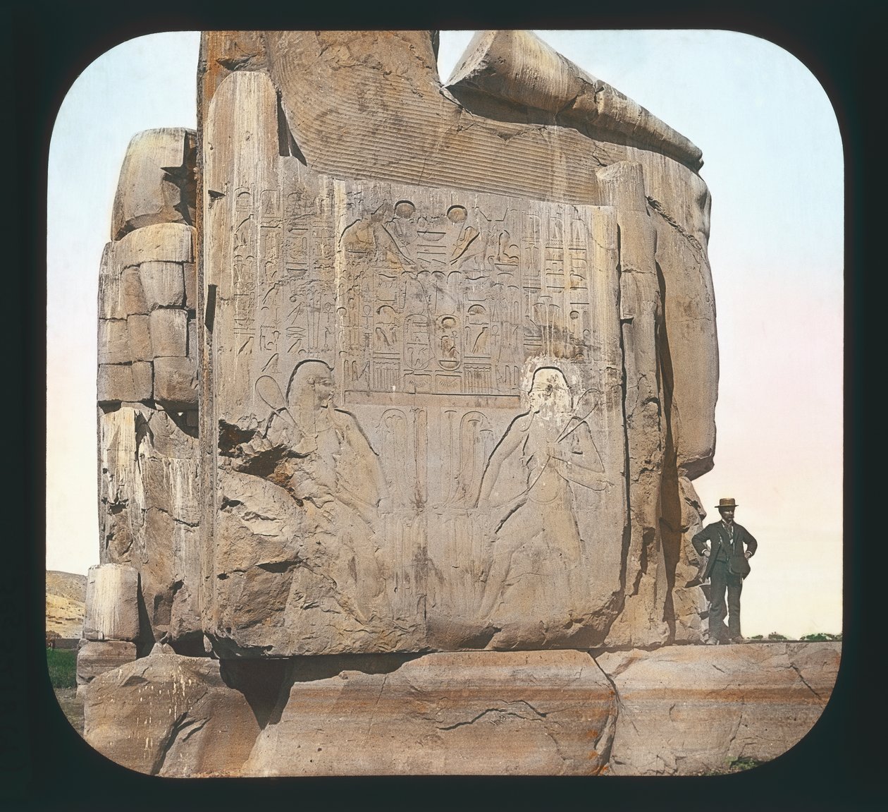 Mısır - Kuzey dev (taban) Thebes (fener kaydırağı) by American Photographer