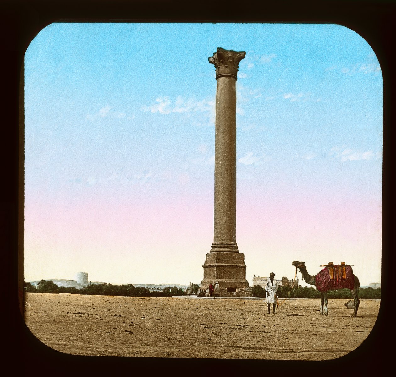 Mısır - Pompey Sütunu, İskenderiye (fener kaydırağı) by American Photographer