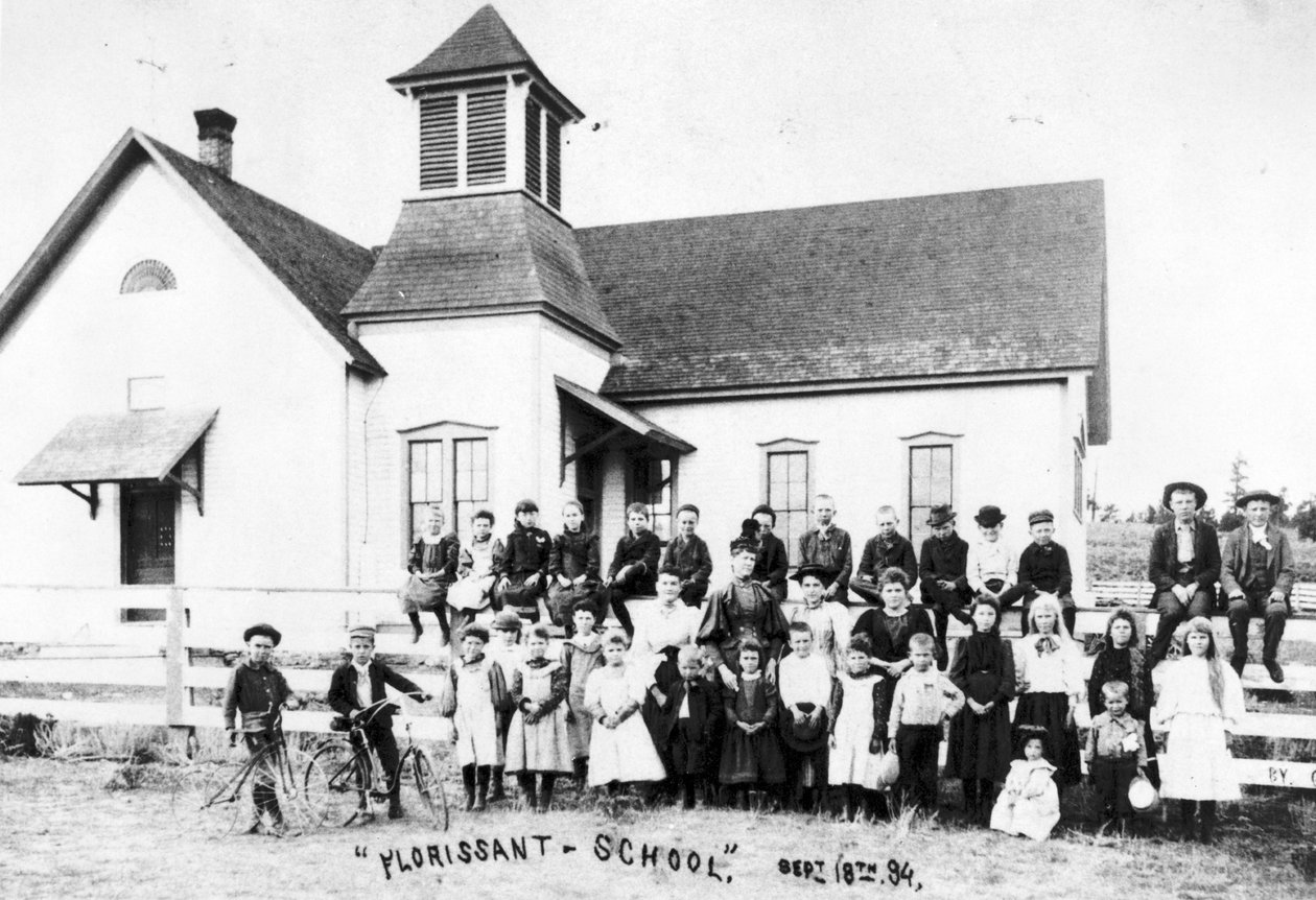 Florissant Okulu, 1894 by American Photographer
