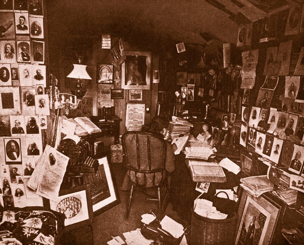 Frances E. Willards Dinlenme Kulübesi, 1889 (sepya fotoğrafı) by American Photographer
