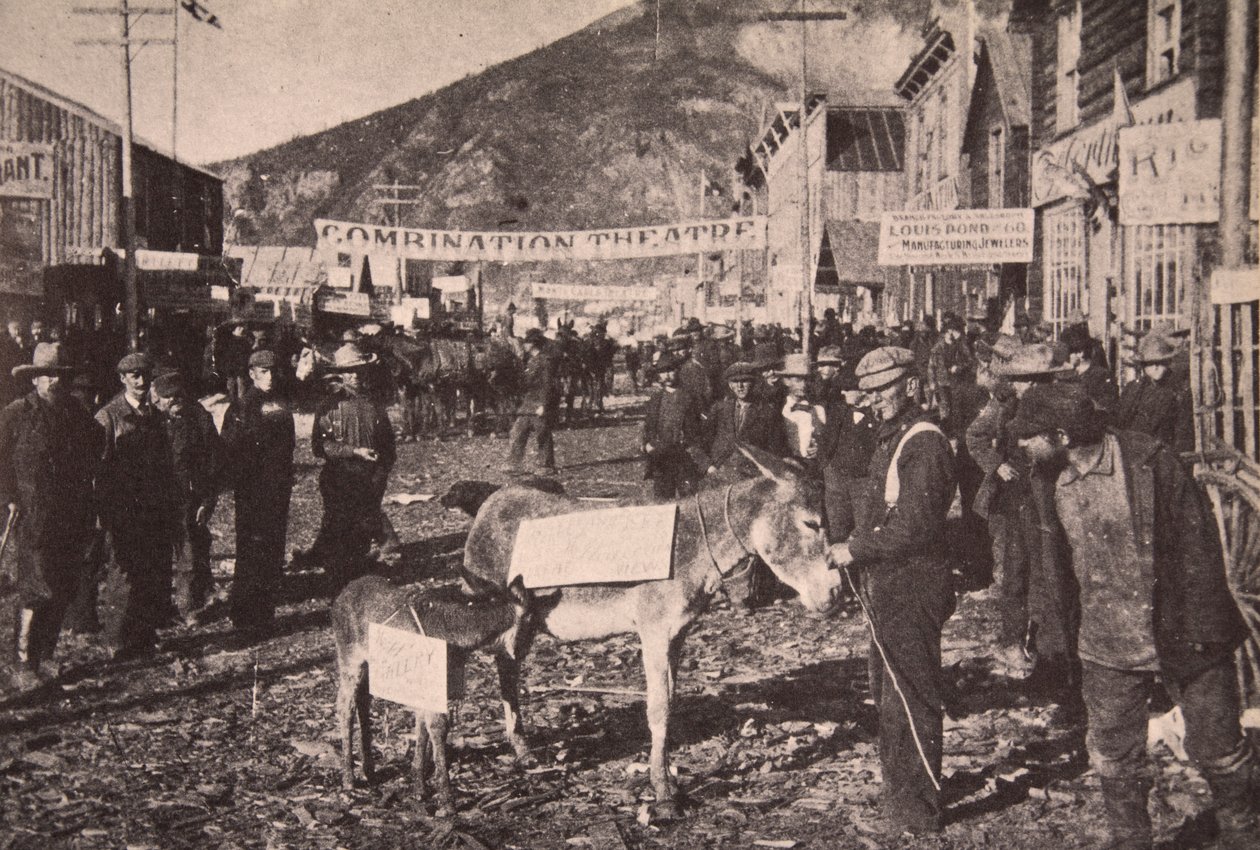 Front Street, Dawson, c.1898 by American Photographer