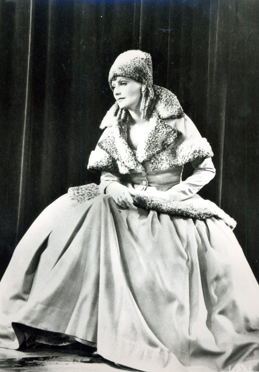Anna Karenina rolünde Greta Garbo by American Photographer