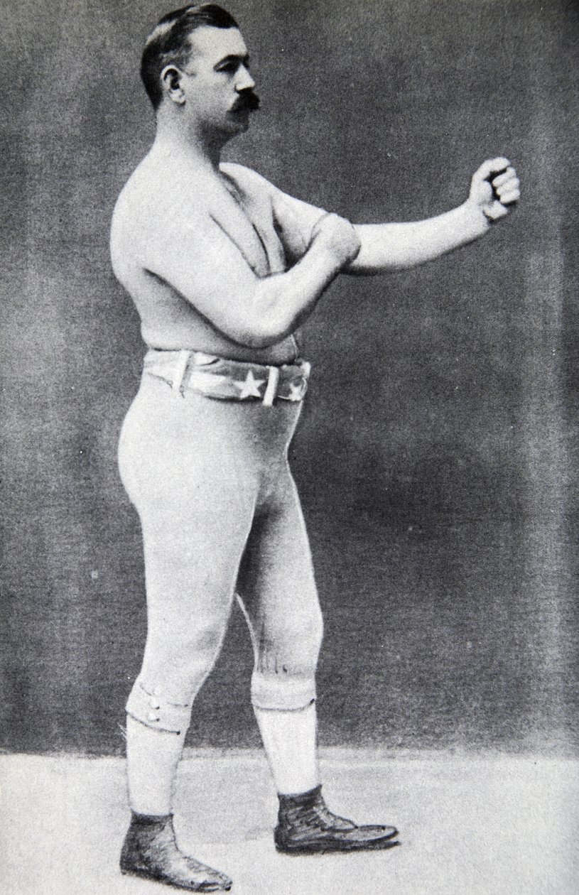 John L. Sullivan (sepya fotoğrafı) by American Photographer
