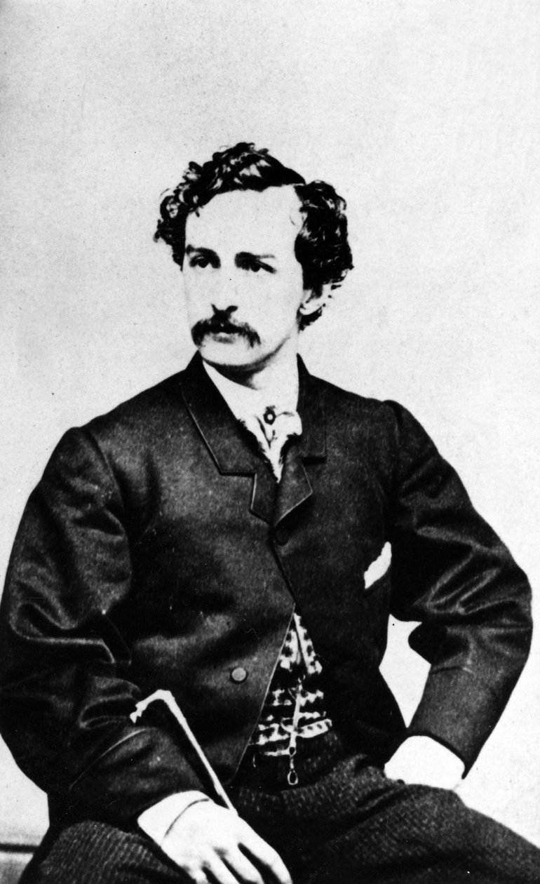 John Wilkes Booth, 1860 dolayları by American Photographer