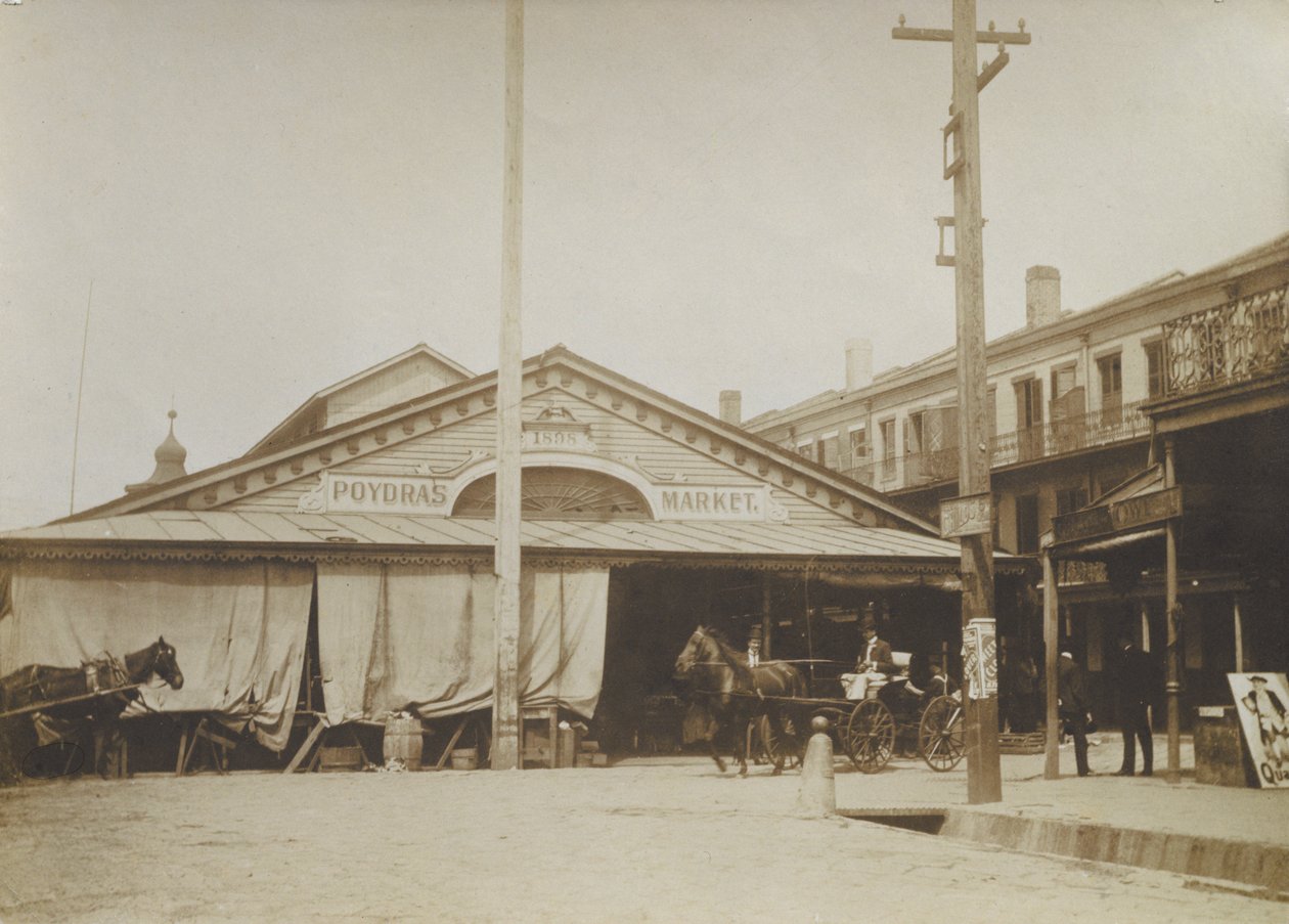 Poydras Sokak Pazarı, New Orleans by American Photographer