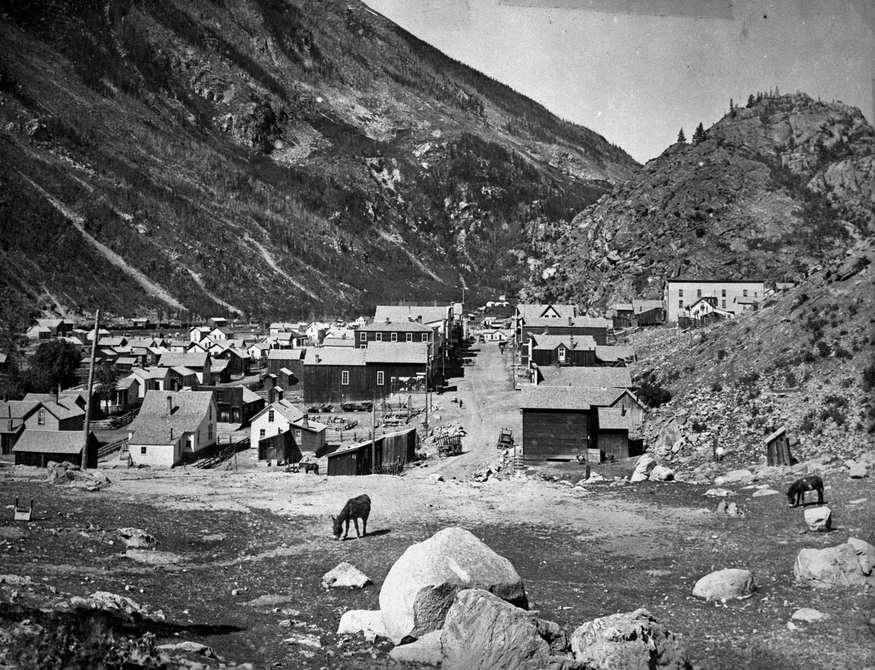 Gümüş Tüy - 5 Kasım 1884, c.1880-84 yangınından önce by American Photographer