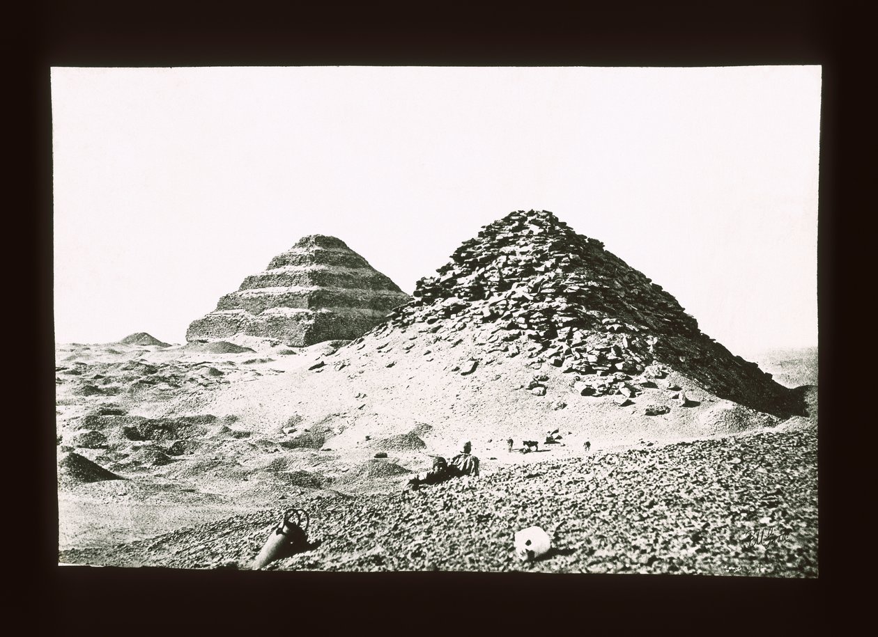 Basamak piramidi, Sakkara, 3. Hanedan (fener kaydırağı) by American Photographer