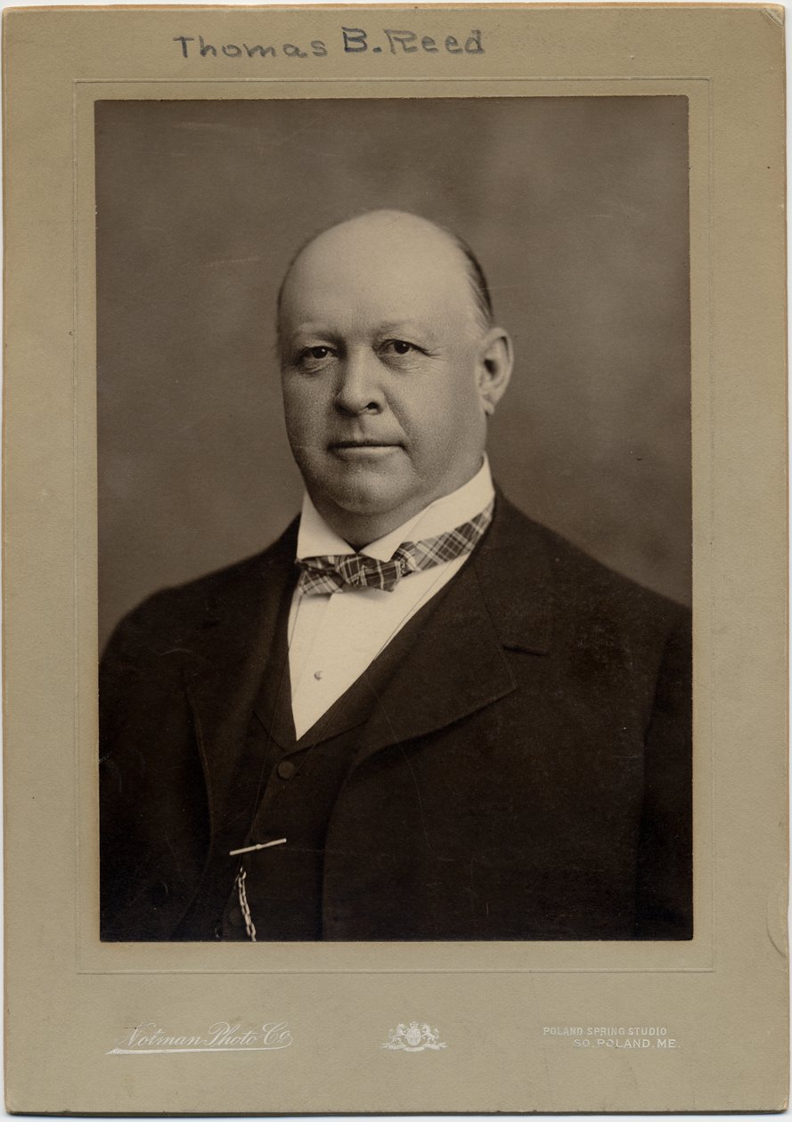 Thomas Brackett Reed (1839-1902), Amerikalı Politikacı; fotoğraf Notman Photography Co. tarafından (gümüş bromür baskı) by American Photographer