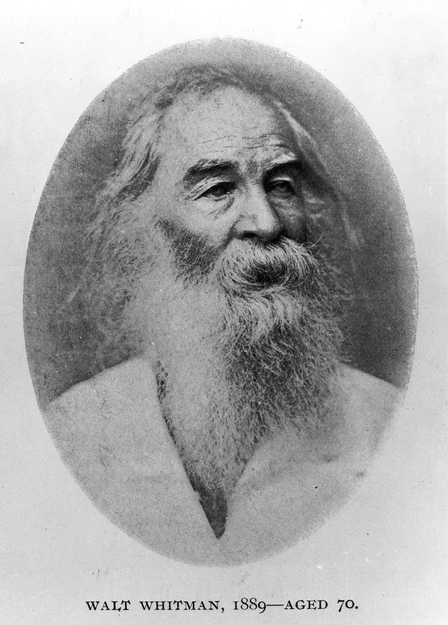 Walt Whitman, 1889
