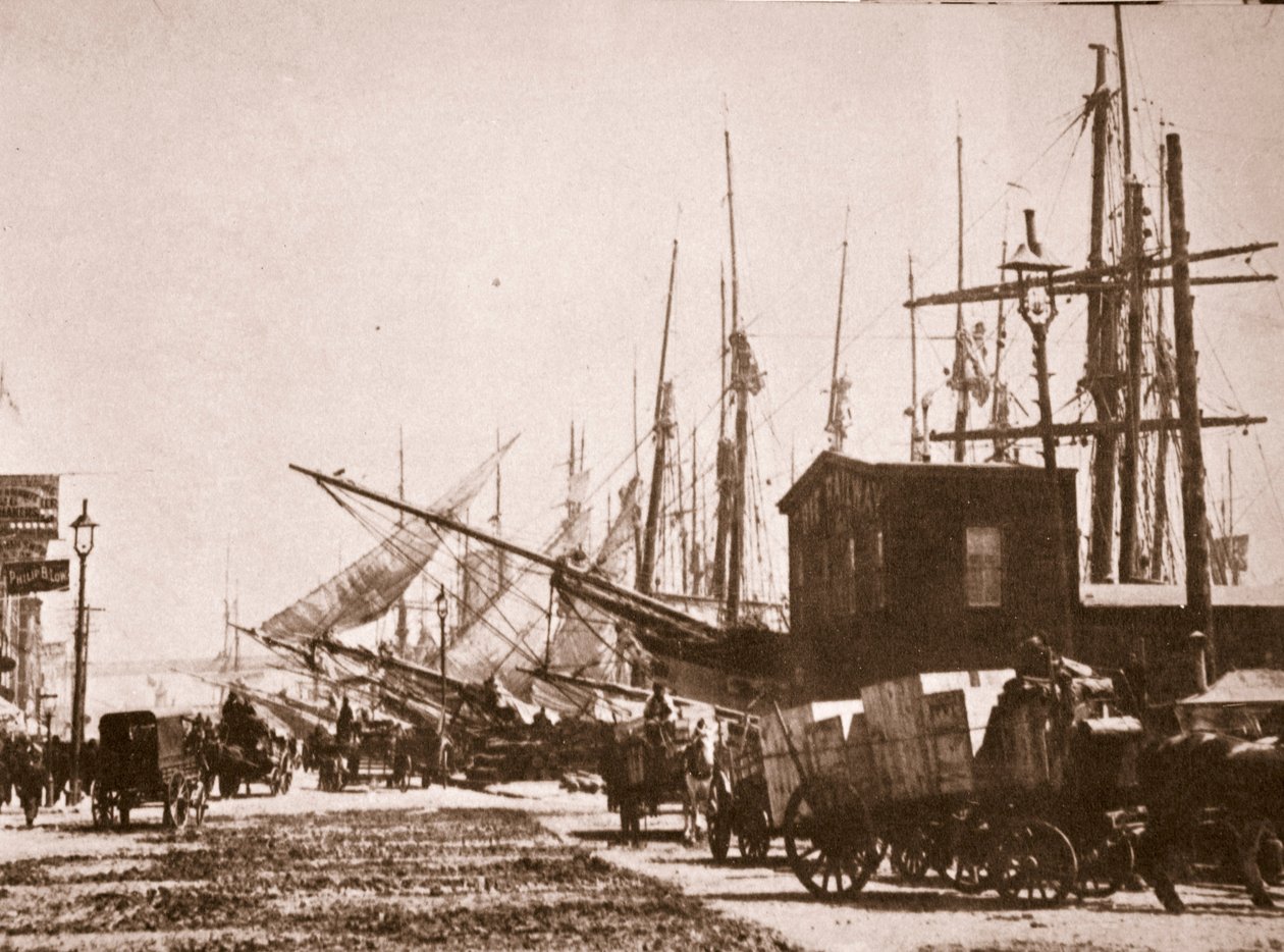 West St., New York, 1870