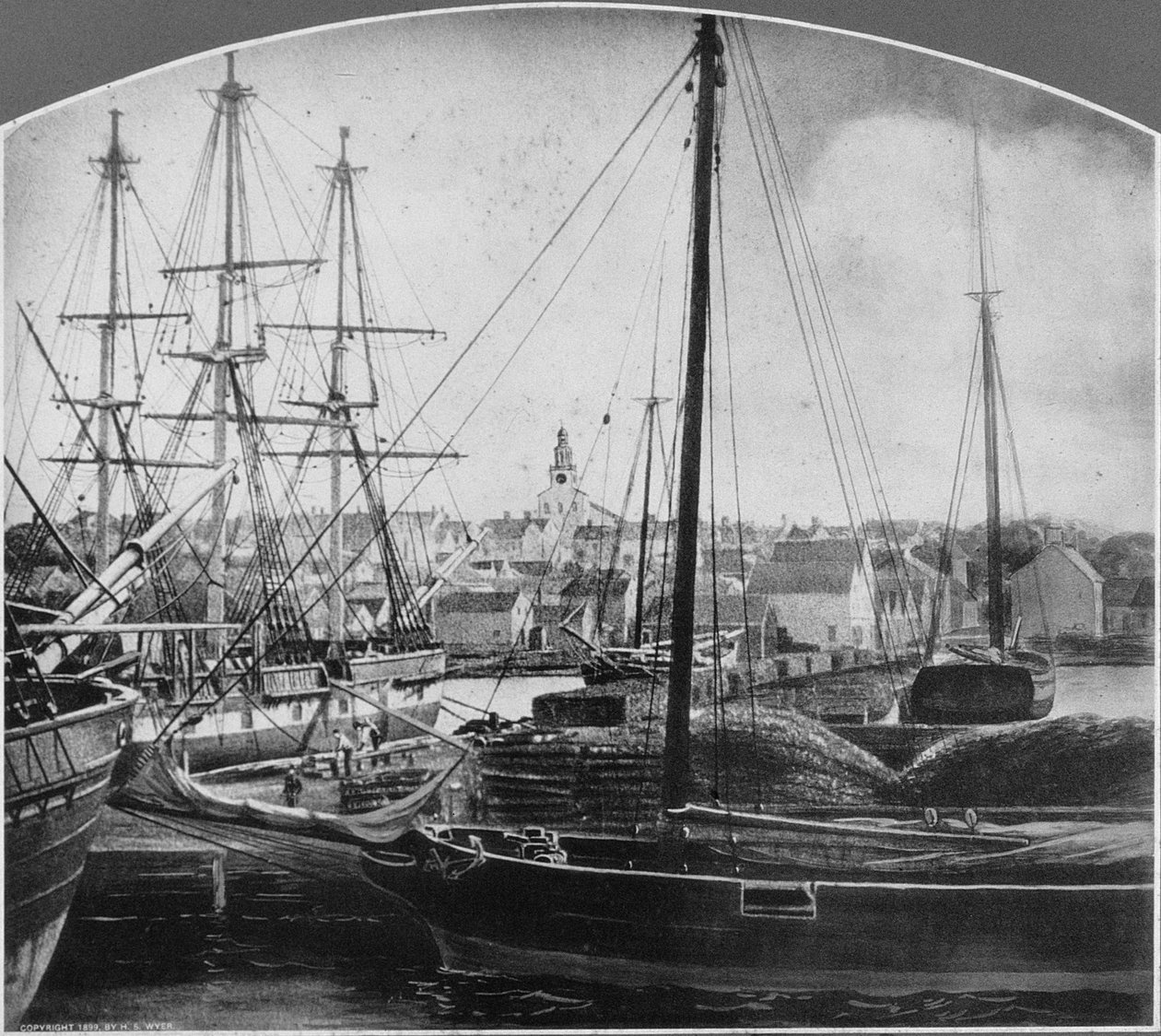 Whaling Port, New Bedford  by American Photographer